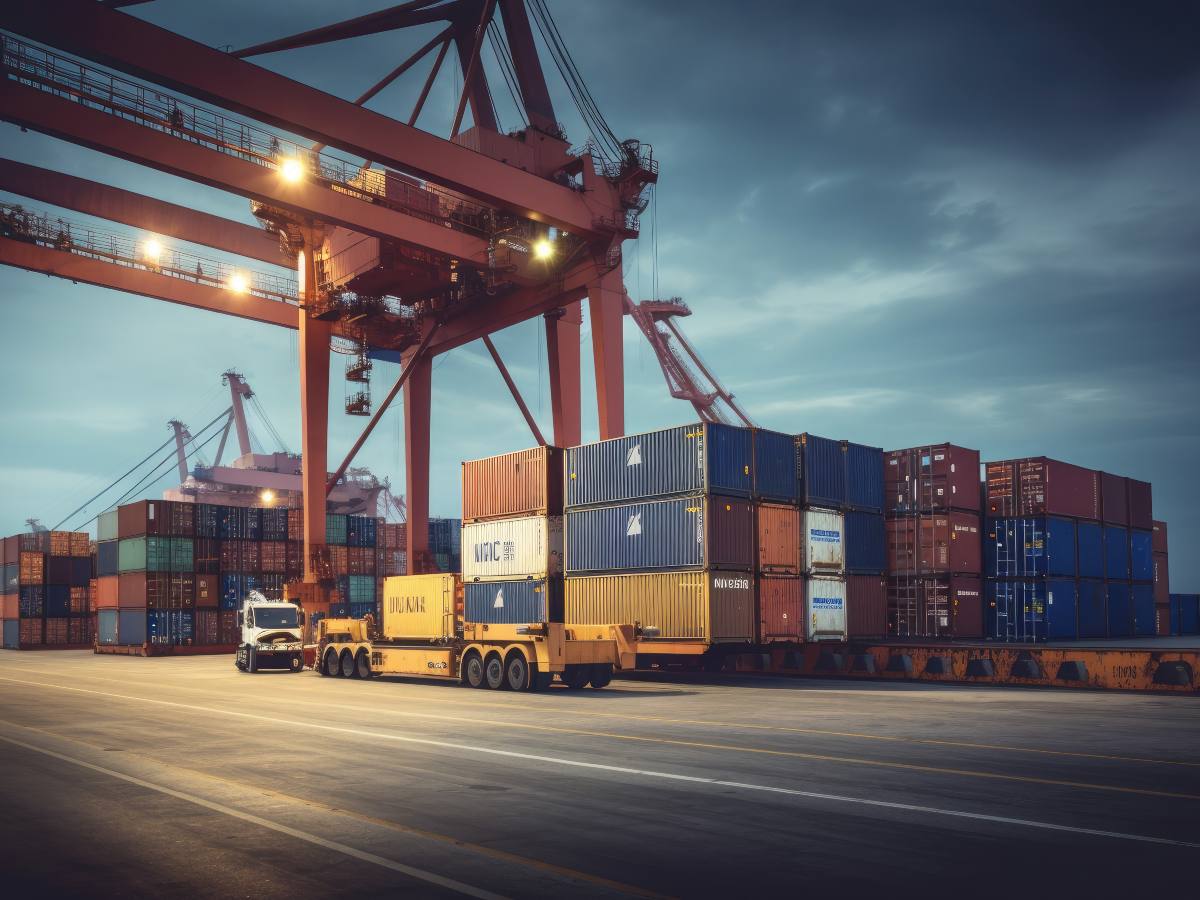 Operarios en una planta textil salvadoreña preparan productos para exportación, uno de los principales rubros del comercio exterior del país.