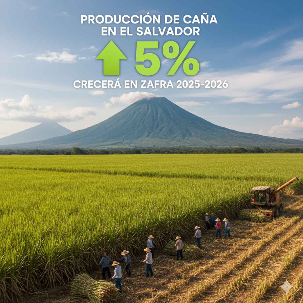 El Salvador inicia la zafra 2025-2026 con proyecciones de crecimiento en la producción de caña y azúcar, tras una caída en el ciclo anterior.