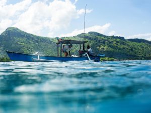 Pesca artesanal en El Salvador: Pequeñas lanchas capturan especies como el pargo y el robalo. Esta actividad es un motor económico que abastece a restaurantes y sostiene a miles de familias.