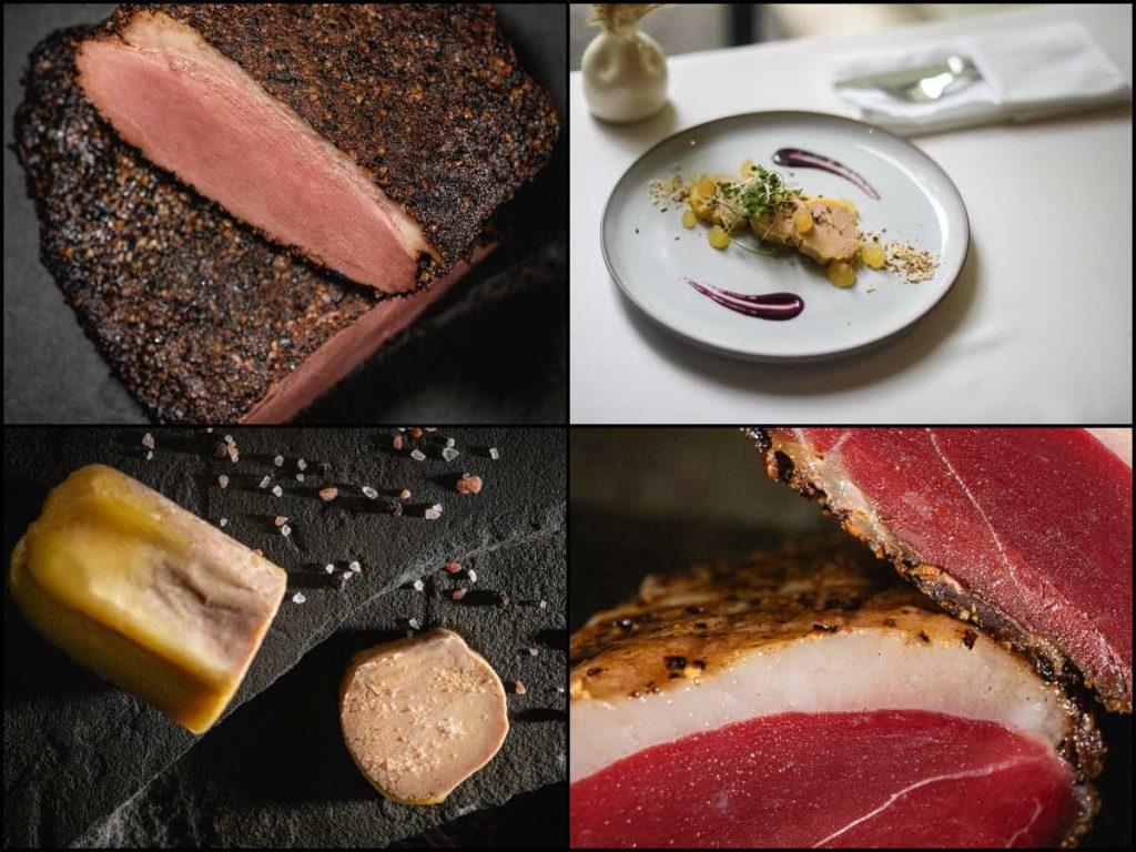 Productos de pato gourmet de la marca Bella Bella Gourmet, elaborados en Estados Unidos bajo los más altos estándares de calidad.