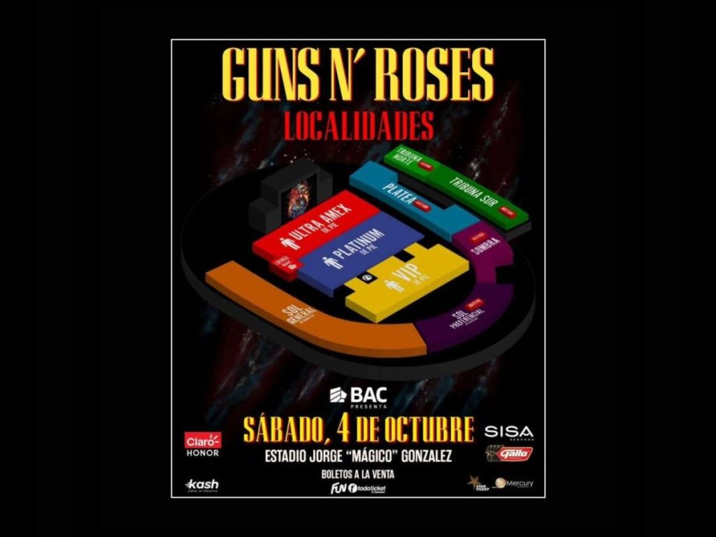 La legendaria banda de rock trasladó su concierto a la nueva sede por los partidos de la Selecta en el Cuscatlán.