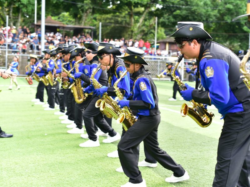 El Parque Natural Balboa se llenó de música, color y alegría con la participación de bandas de paz de todo el país.