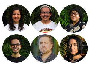 Artistas seleccionados en la residencia “Puentes”.