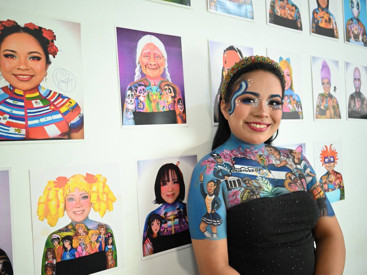 Marcela Perza, artista de body paint