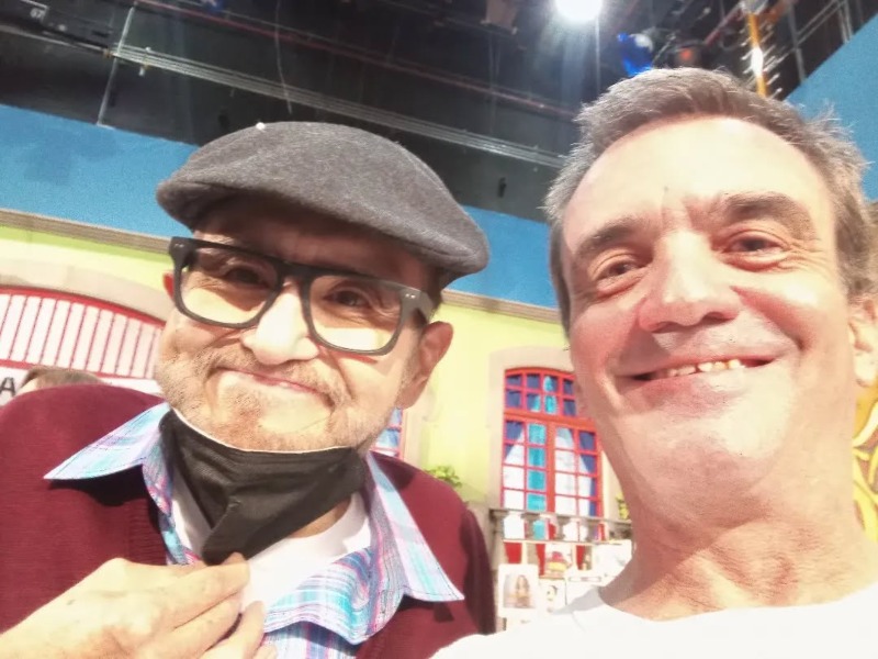 Édgar Vivar y Carlos Arau en Vecinos.