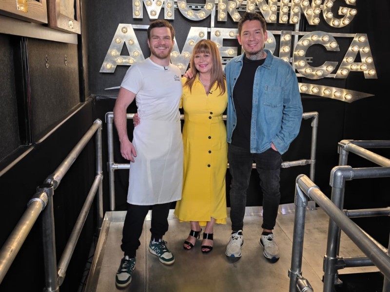 Alicia Maher compartió espacio con los chefs José Luis Chávez (Mission Ceviche, Nueva York) y Brad Delgado (creador de contenido y chef con experiencia Michelin).