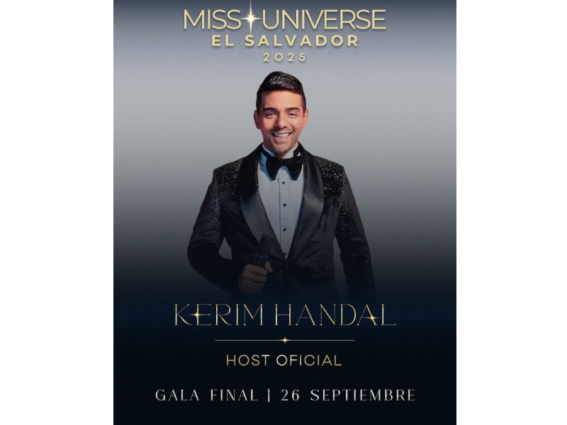 Kerim Handal presentador de Miss Universo 2025.