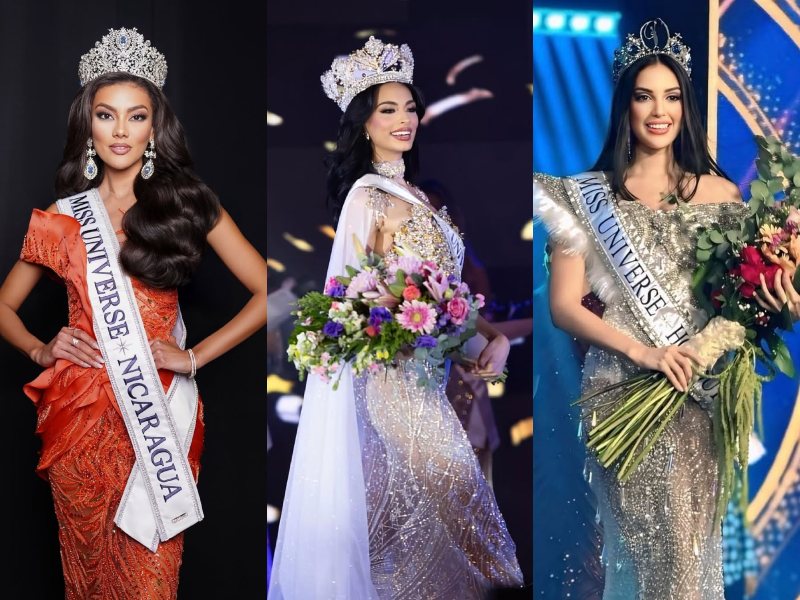 Representantes centroamericanas en Miss Universo 2025.