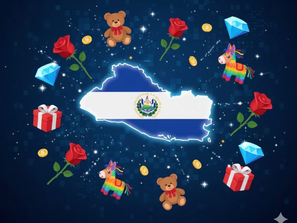 Los regalos como la rosa, el león o la galaxia tienen un valor en monedas que se convierte en diamantes y luego en dinero.