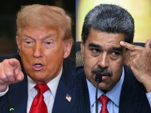 Los presidentes de Estados Unidos y Venezuela, Donald Trump (Izq.) y Nicolás Maduro, respectivamente. / AFP
