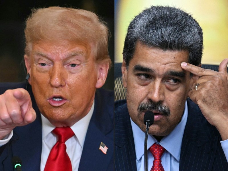Los presidentes de Estados Unidos y Venezuela, Donald Trump (Izq.) y Nicolás Maduro, respectivamente. / AFP