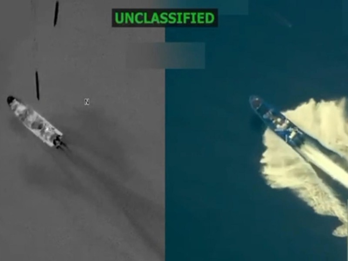 Trump dio a conocer un nuevo hundimiento de un barco que supuestamente transportaba droga.