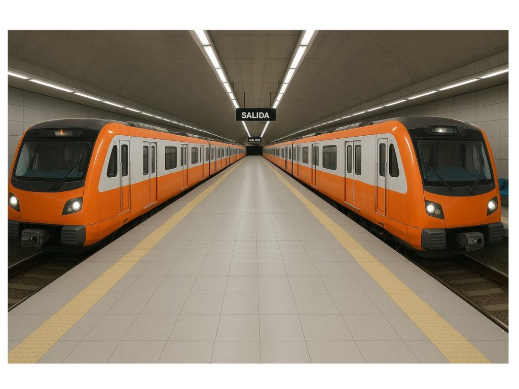 Reyes asegura que el proyecto del metro apunta a mejorar la movilidad en San Salvador.