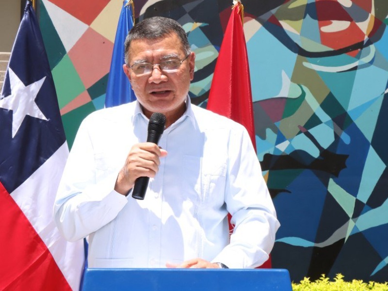 El rector de la UES, Juan Rosa Quintanilla.