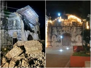 Un terremoto de magnitud 6,9 sacudió la costa central de Filipinas la noche del martes, causando la muerte de al menos cinco personas, destruyendo carreteras y edificios.