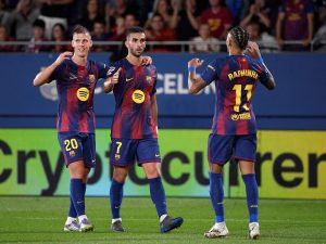 Barcelona golea al Getafe con un gran Ferrán Torres y sigue de cerca al Real Madrid