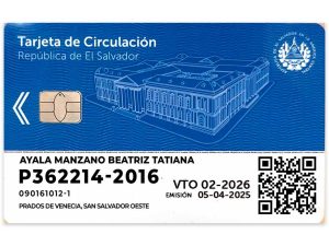 Tarjeta de circulación
