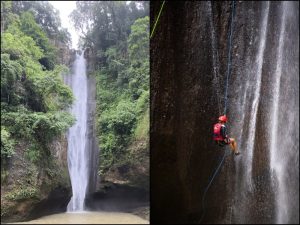 Así se vive el rapel en la Cascada El Escuco: pura adrenalina en Sonsonate