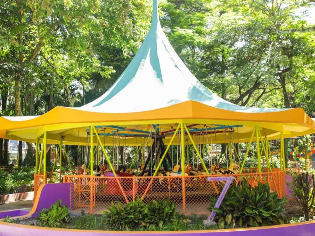 El parque infantil ofrece talleres, recorridos, foros y una ludoteca con actividades lúdicas para estimular el desarrollo de la niñez. Fotografía/ Instituto Salvadoreño de Turismo