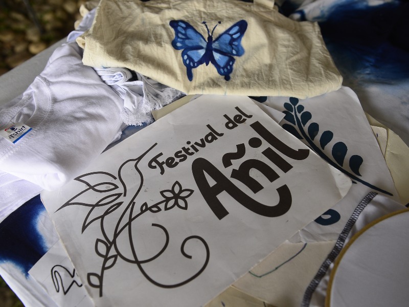 El jiquilite, planta base del añil, se convierte en símbolo de identidad para jóvenes diseñadores y artistas.