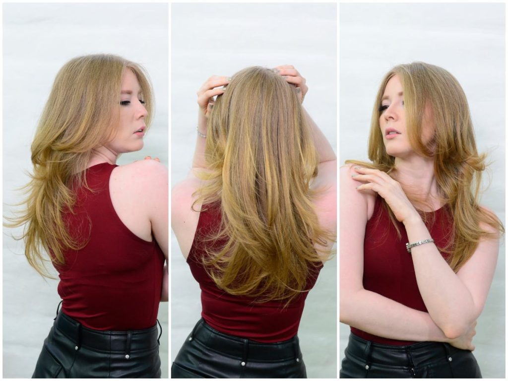 Karina restauró su cabello dañado por procesos químicos con un tratamiento que eliminó minerales, reparó desde el interior y devolvió fuerza, brillo y suavidad desde la raíz hasta las puntas.