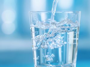 glass of water, AI generated image