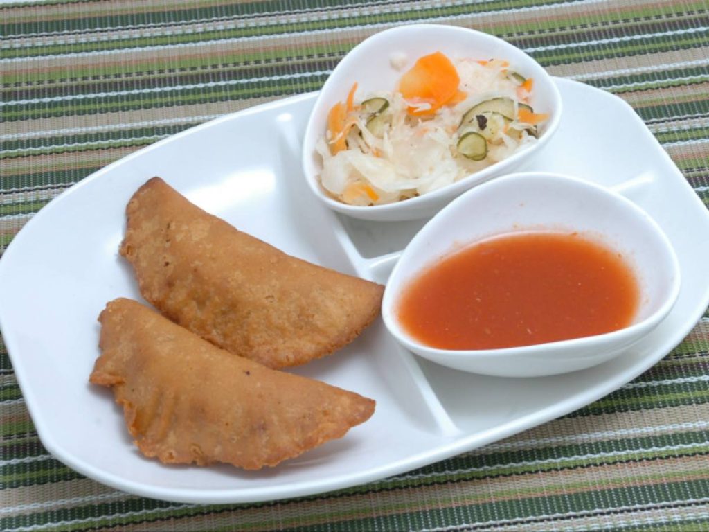 Pastelitos de carne salvadoreños.