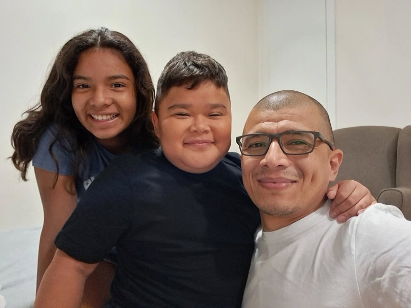 Los Guzmán, unidos en el amor, el coraje y la valentía. / Foto cortesía