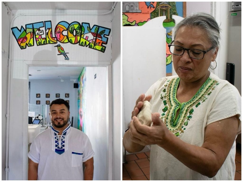 Josh y Dina Henriquez, fundadores de L.A. Pupusa House, comparten la cocina salvadoreña en Los Ángeles.