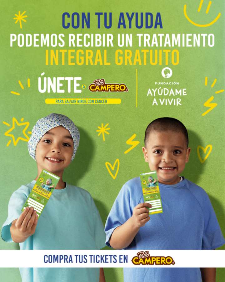 Pollo Campero campana ayudame a vivir