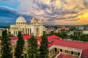 Centro historico atardecer