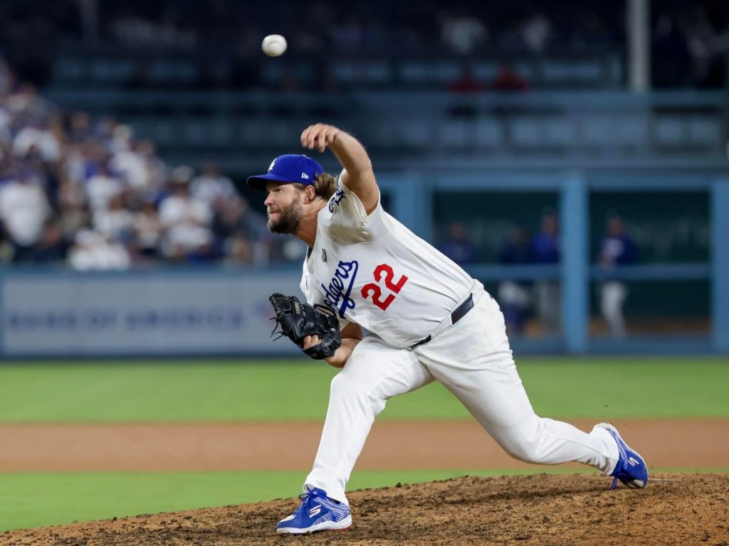 Clayton Kershaw pitcher de los Dodgers. Foto EFE