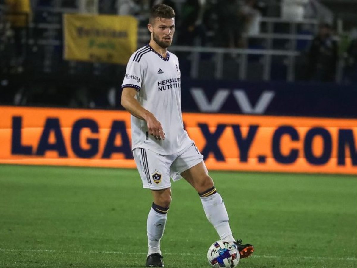 Eriq Zavaleta de Los Angeles Galaxy durante un partido de la Copa de los Estados Unidos ante San Diego Loyal. Foto: Cortesía LA Galaxy
