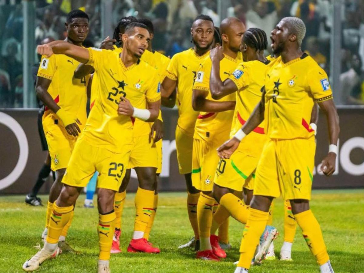 Selección de Ghana celebra su pase al Mundial 2026. Foto X Selección de Ghana