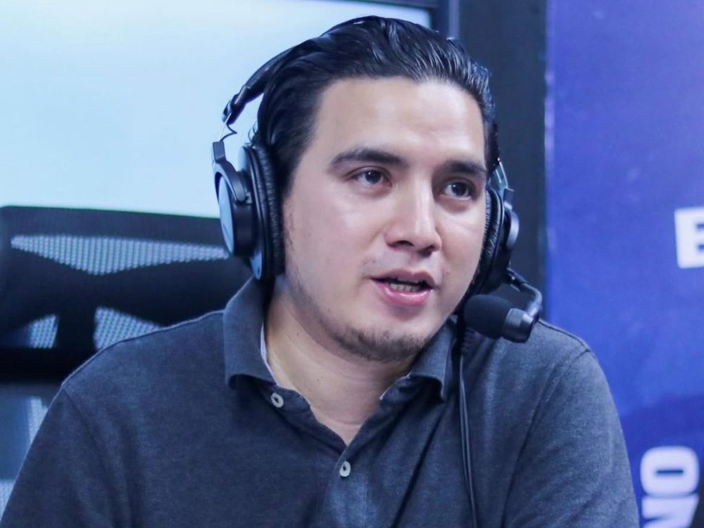Josué Marroquín de canal 12. Foto IG Josué Marroquín