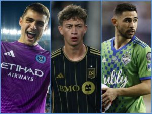 Tomás Romero, Nathan Ordaz y Alex Roldán. Foto elsalvador.com