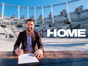 Lionel Messi renovó con el Inter Miami de la MLS hasta el 2028. Foto X Inter Miami