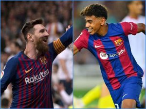 Messi y Lamine brillaron ante el Real Madrid. Foto / AFP