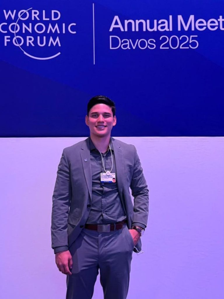 Francisco Escobar en el World Economic Forum. Foto Cortesía