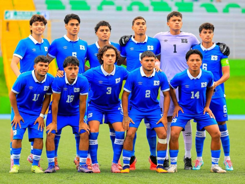 Selección Preolímpica que enfrentó a Guatemala en los Juegos Centroamericanos Guatemala 2025. Foto X Selecta