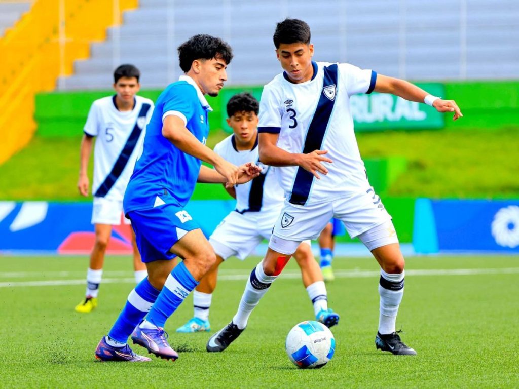 Selecta Sub20 perdió 4-2 ante Guatemala. Foto X Selecta