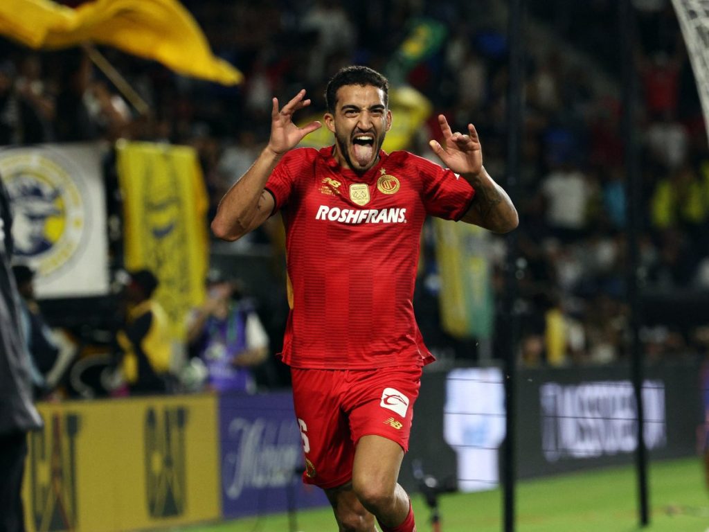  Federico Pereira, del Toluca, celebra su gol en la final de la Campeones Cup. Foto AFP