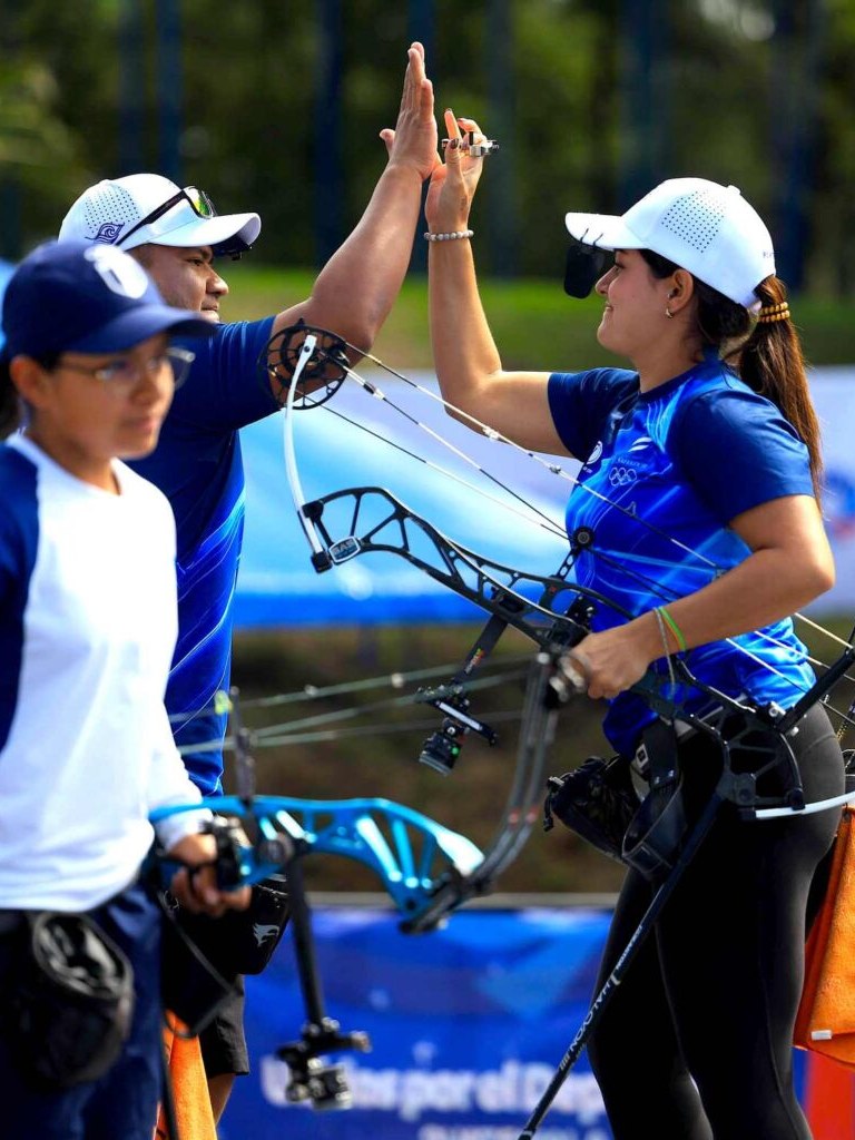 Tiro con arco salvadoreño se coronó campeón en Guatemala 2025. Foto INDES