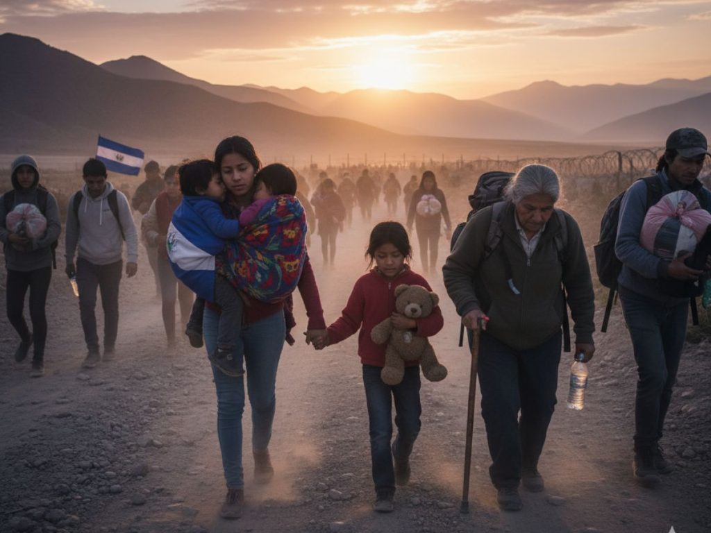Oficiales fronterizos procesan a un grupo de migrantes en el sur de Texas, una de las rutas más transitadas por centroamericanos.