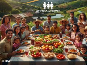 Personal técnico del IICA analiza cultivos en América Latina, donde la producción alimentaria supera la demanda regional, según el informe conjunto con el FMI.