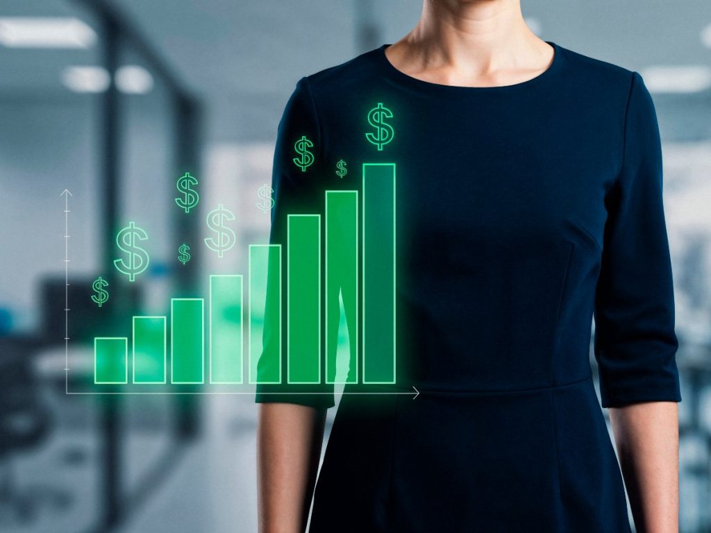 Kristalina Georgieva, directora del FMI, durante su intervención en las reuniones anuales del organismo, donde destacó el posible impacto de la IA en la productividad global.