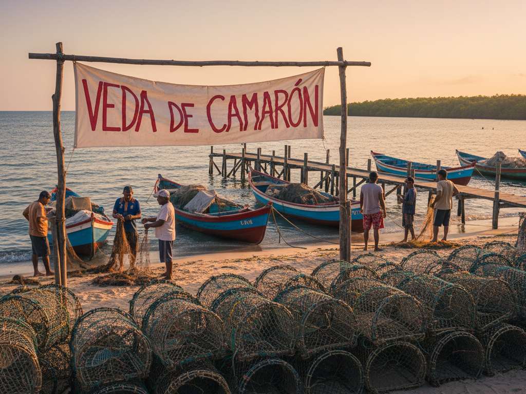 Inspección de producto pesquero en un mercado costero por parte de técnicos del MAG.