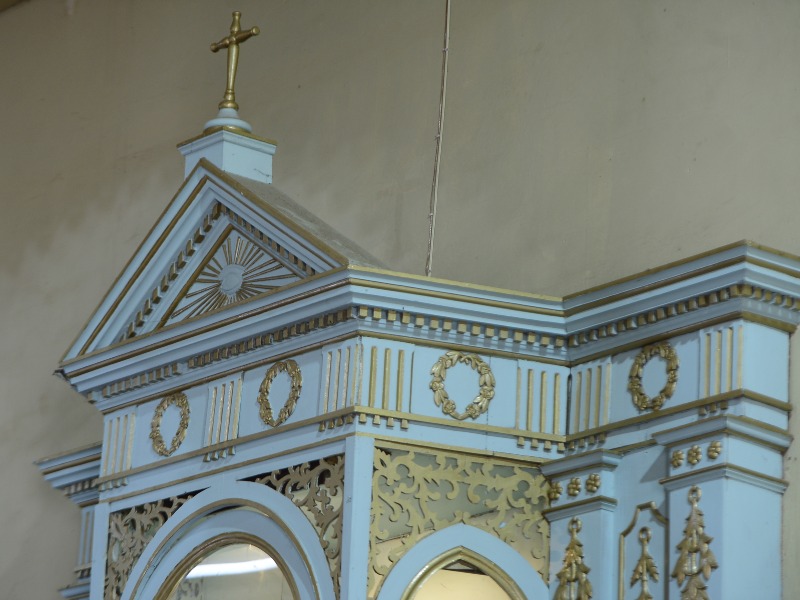 La parroquia Santa Lucía es uno de los íconos coloniales más reconocibles de Suchitoto y punto clave en su identidad patrimonial.