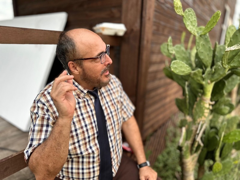 Leandro Sánchez, actor de la película "Chupacabras"