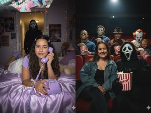 El filtro de IA coloca a Ghostface detrás tuyo en una escena inspirada en la saga Scream